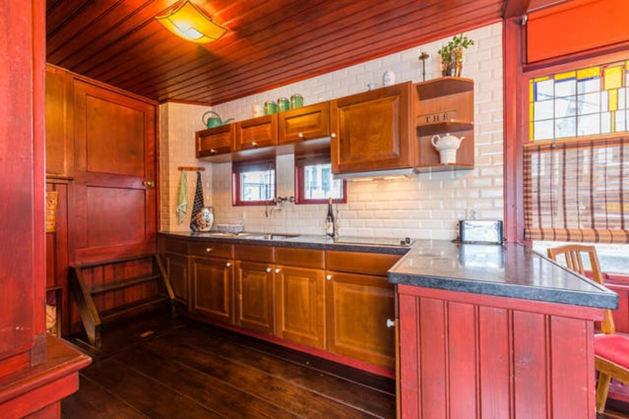 Houseboat Amstel River Studio Amsterdam Rum bild