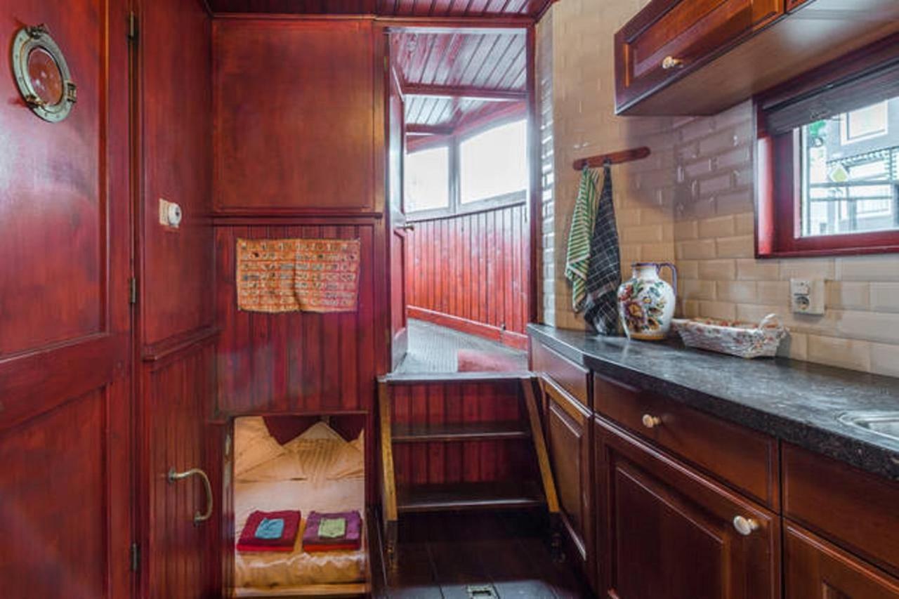 Houseboat Amstel River Studio Amsterdam Rum bild