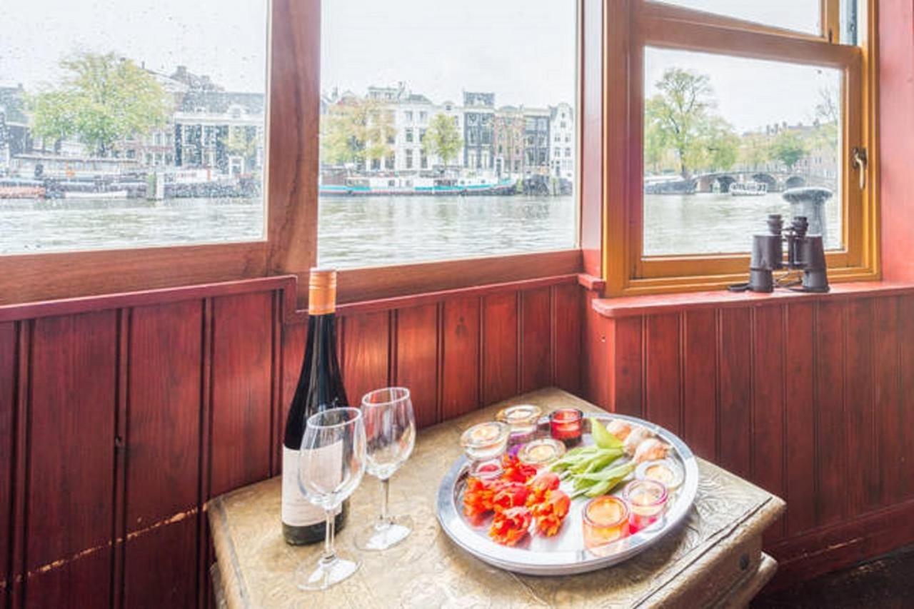 Houseboat Amstel River Studio Amsterdam Rum bild