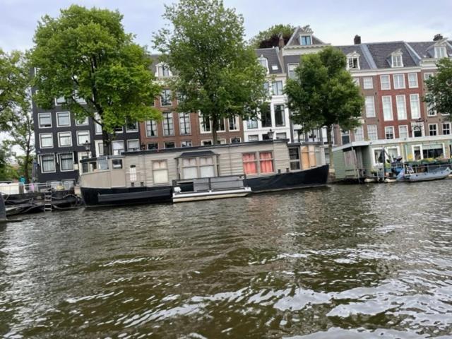Houseboat Amstel River Studio Amsterdam Exteriör bild