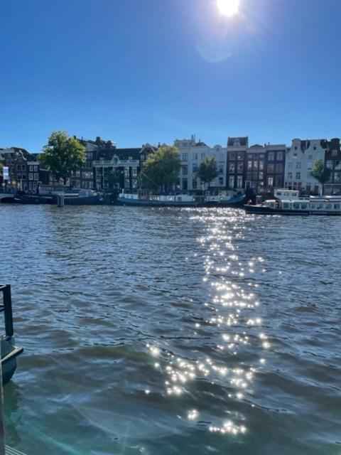 Houseboat Amstel River Studio Amsterdam Exteriör bild